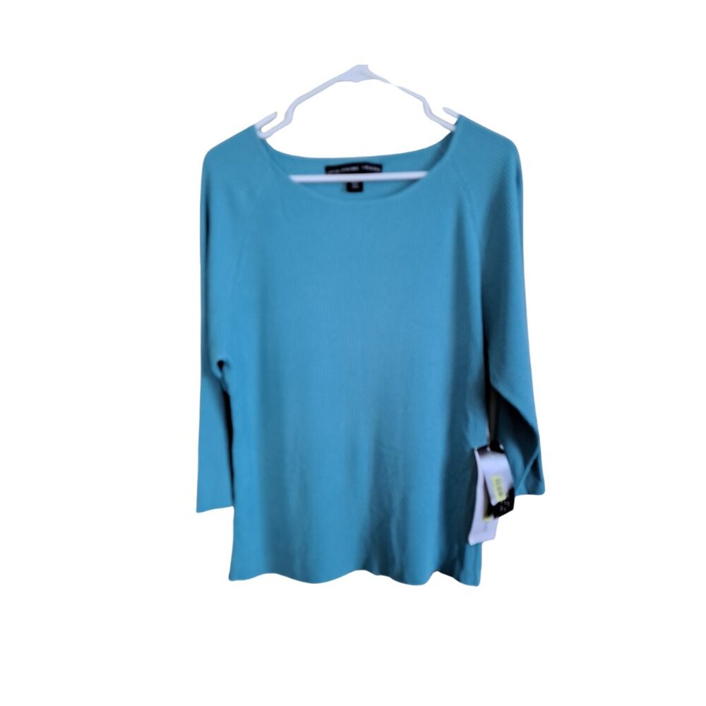 Kriss Kross Stretch Silk Top NWT